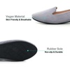 image:imageHee grand Womens Faux Suede Loafer Flats Comfortable Round Toe SlipOn Ballet Flat Shoes Office Casual ShoesGrey