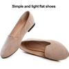 image:imageHee grand Womens Faux Suede Loafer Flats Comfortable Round Toe SlipOn Ballet Flat Shoes Office Casual ShoesKhaki