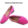 image:imageHee grand Womens Faux Suede Loafer Flats Comfortable Round Toe SlipOn Ballet Flat Shoes Office Casual ShoesRose