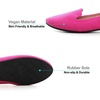 image:imageHee grand Womens Faux Suede Loafer Flats Comfortable Round Toe SlipOn Ballet Flat Shoes Office Casual ShoesRose