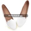 image:imageHee grand Womens Faux Suede Loafer Flats Comfortable Round Toe SlipOn Ballet Flat Shoes Office Casual ShoesWhite