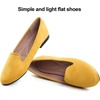 image:imageHee grand Womens Faux Suede Loafer Flats Comfortable Round Toe SlipOn Ballet Flat Shoes Office Casual ShoesYellow