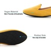 image:imageHee grand Womens Faux Suede Loafer Flats Comfortable Round Toe SlipOn Ballet Flat Shoes Office Casual ShoesYellow