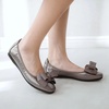 image:imageHee grand Womens Foldable Ballet Flats Square Toe Bowknot SlipOn Shoes Comfortable Soft Casual Flat Shoes for Work Travel DailyCoffee