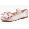 image:imageHee grand Womens Mary Jane Shoes Satin Round Toe Ballerina Flats Fashion Sparkling Rhinestones Dress Shoes Comfort Dancing Shoes520pink