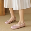 image:imageHee grand Womens Mary Jane Shoes Satin Round Toe Ballerina Flats Fashion Sparkling Rhinestones Dress Shoes Comfort Dancing Shoes624pink