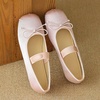 image:imageHee grand Womens Mary Jane Shoes Satin Round Toe Ballerina Flats Fashion Sparkling Rhinestones Dress Shoes Comfort Dancing Shoes624pink