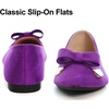 image:imageHee grand Womens Pointed Toe Ballet Flats with Bow Metal Buckle Comfortable SlipOn Dress Shoes for OfficePurple