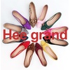 image:imageHee grand Womens Pointed Toe Ballet Flats with Bow Metal Buckle Comfortable SlipOn Dress Shoes for OfficeRed