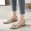 image:imageHee grand Womens Pointed Toe Shallow Ballet Flats Lace Fashion Rhinestone BowKnot Flat Shoes Slip On Work Shoes1black
