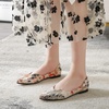 image:imageHee grand Womens Pointed Toe Shallow Ballet Flats Lace Fashion Rhinestone BowKnot Flat Shoes Slip On Work Shoes1red