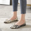 image:imageHee grand Womens Pointed Toe Shallow Ballet Flats Lace Fashion Rhinestone BowKnot Flat Shoes Slip On Work Shoes2black