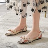 image:imageHee grand Womens Pointed Toe Shallow Ballet Flats Lace Fashion Rhinestone BowKnot Flat Shoes Slip On Work Shoes2red