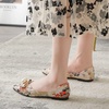 image:imageHee grand Womens Pointed Toe Shallow Ballet Flats Lace Fashion Rhinestone BowKnot Flat Shoes Slip On Work Shoes2red