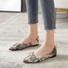 image:imageHee grand Womens Pointed Toe Shallow Ballet Flats Lace Fashion Rhinestone BowKnot Flat Shoes Slip On Work Shoes3black