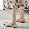 image:imageHee grand Womens Pointed Toe Shallow Ballet Flats Lace Fashion Rhinestone BowKnot Flat Shoes Slip On Work Shoes4red