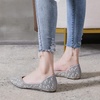image:imageHee grand Womens Slip On Pointed Toe Ballet Flats Rhinestone Sequins Fashion Flat Shoes for Work Wedding Dress Shoes2purple