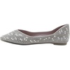 image:imageHee grand Womens Slip On Pointed Toe Ballet Flats Rhinestone Sequins Fashion Flat Shoes for Work Wedding Dress Shoes2purple