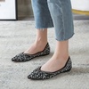 image:imageHee grand Womens Slip On Pointed Toe Ballet Flats Rhinestone Sequins Fashion Flat Shoes for Work Wedding Dress Shoes3black