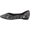 image:imageHee grand Womens Slip On Pointed Toe Ballet Flats Rhinestone Sequins Fashion Flat Shoes for Work Wedding Dress Shoes3black