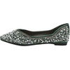 image:imageHee grand Womens Slip On Pointed Toe Ballet Flats Rhinestone Sequins Fashion Flat Shoes for Work Wedding Dress Shoes3green