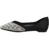 image:imageHee grand Womens Slip On Pointed Toe Ballet Flats Rhinestone Sequins Fashion Flat Shoes for Work Wedding Dress Shoes4black
