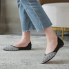 image:imageHee grand Womens Slip On Pointed Toe Ballet Flats Rhinestone Sequins Fashion Flat Shoes for Work Wedding Dress Shoes4black