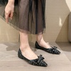 image:imageHee grand Womens Slip On Pointed Toe Flats Fashion Pearl Metal Buckle Ballet Flat Shoes Dress Shoes Wear to Work2black