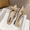 image:imageHee grand Womens Slip On Pointed Toe Flats Fashion Pearl Metal Buckle Ballet Flat Shoes Dress Shoes Wear to Work2khaki