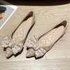 image:imageHee grand Womens Slip On Pointed Toe Flats Fashion Pearl Metal Buckle Ballet Flat Shoes Dress Shoes Wear to Work471khaki