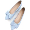 image:imageHee grand Womens Slip on Retro Plaid Bow Ballet Flats Pointed Toe Dress Shoes450baby Blue