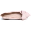image:imageHee grand Womens Slip on Retro Plaid Bow Ballet Flats Pointed Toe Dress Shoes450baby Pink