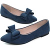 image:imageHee grand Womens Slip on Retro Plaid Bow Ballet Flats Pointed Toe Dress Shoes450blue