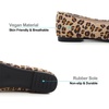 image:imageHee grand Womens Slip on Retro Plaid Bow Ballet Flats Pointed Toe Dress Shoes450leopard Yellow
