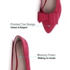 image:imageHee grand Womens Slip on Retro Plaid Bow Ballet Flats Pointed Toe Dress Shoes450red