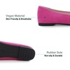 image:imageHee grand Womens Slip on Retro Plaid Bow Ballet Flats Pointed Toe Dress Shoes450rose