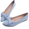image:imageHee grand Womens Slip on Retro Plaid Bow Ballet Flats Pointed Toe Dress Shoes460baby Blue