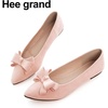 image:imageHee grand Womens Slip on Retro Plaid Bow Ballet Flats Pointed Toe Dress Shoes460baby Pink