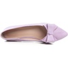 image:imageHee grand Womens Slip on Retro Plaid Bow Ballet Flats Pointed Toe Dress Shoes460baby Purple