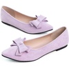 image:imageHee grand Womens Slip on Retro Plaid Bow Ballet Flats Pointed Toe Dress Shoes460baby Purple