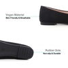 image:imageHee grand Womens Slip on Retro Plaid Bow Ballet Flats Pointed Toe Dress Shoes460black