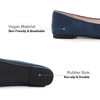 image:imageHee grand Womens Slip on Retro Plaid Bow Ballet Flats Pointed Toe Dress Shoes460blue