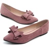 image:imageHee grand Womens Slip on Retro Plaid Bow Ballet Flats Pointed Toe Dress Shoes460elegant Pink