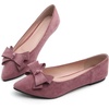 image:imageHee grand Womens Slip on Retro Plaid Bow Ballet Flats Pointed Toe Dress Shoes460elegant Pink