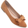 image:imageHee grand Womens Slip on Retro Plaid Bow Ballet Flats Pointed Toe Dress Shoes460khaki