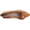 image:imageHee grand Womens Slip on Retro Plaid Bow Ballet Flats Pointed Toe Dress Shoes460khaki