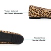 image:imageHee grand Womens Slip on Retro Plaid Bow Ballet Flats Pointed Toe Dress Shoes460leopard Yellow