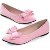 image:imageHee grand Womens Slip on Retro Plaid Bow Ballet Flats Pointed Toe Dress Shoes460pink