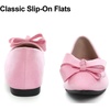 image:imageHee grand Womens Slip on Retro Plaid Bow Ballet Flats Pointed Toe Dress Shoes460pink