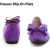 image:imageHee grand Womens Slip on Retro Plaid Bow Ballet Flats Pointed Toe Dress Shoes460purple